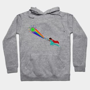 Superhero Nurse Comic Hoodie